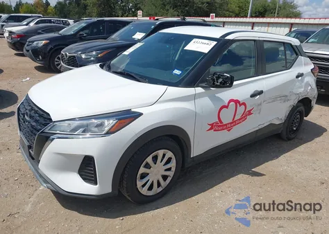 2022 Nissan Kicks S Xtronic Cvt from USA, damaged, VIN 3N1CP5BV8NL477531